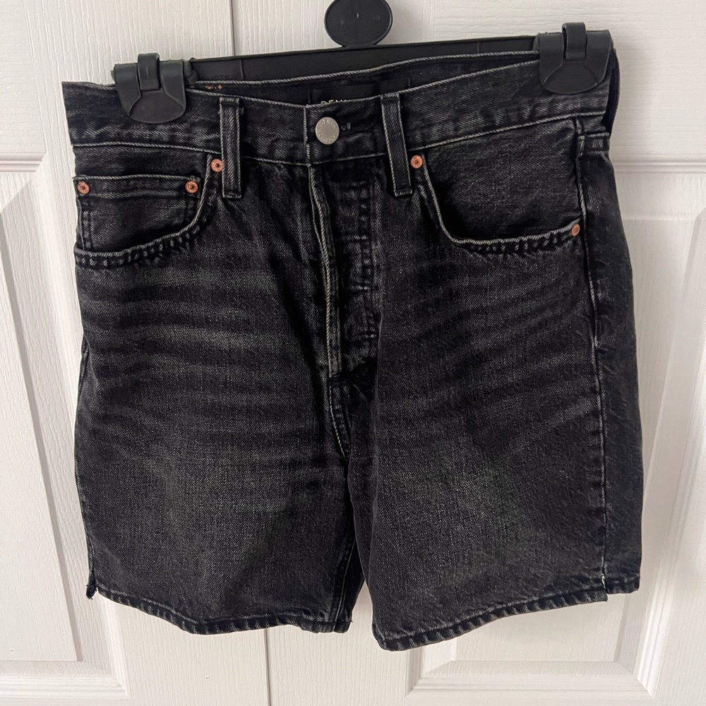 Denim forum black Joni Loose long short